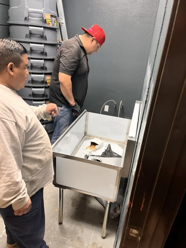 Commercial plumbing and sink installation in Daytona Beach